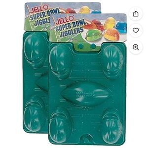 NWT Jell-O Jigglers Football & Helmet 1 2-pack attached by original package tag